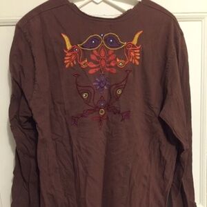 Mens Alcott Embroidered Shirt